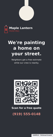 Sample Door hanger